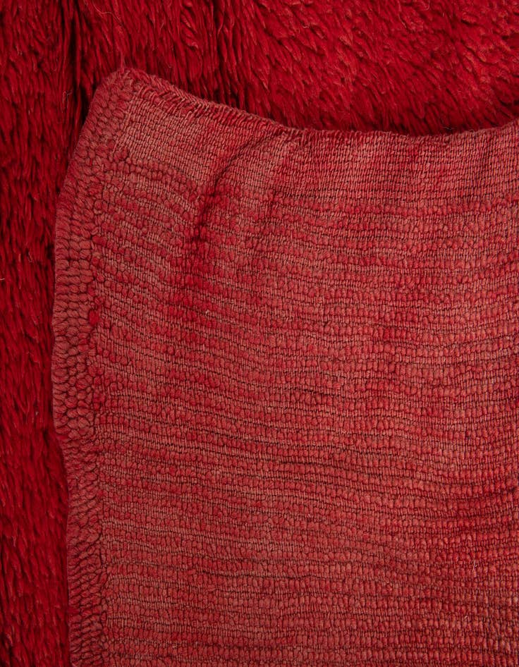 Detail image of  7' x 10' 4  Hand Knotted Moroccan Wool Rug