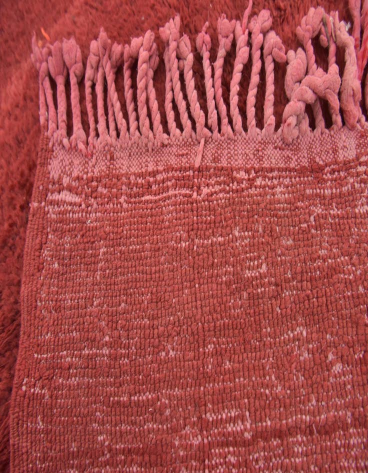 Detail image of  3' 7 x 5' 8  Hand Knotted Moroccan Wool Rug