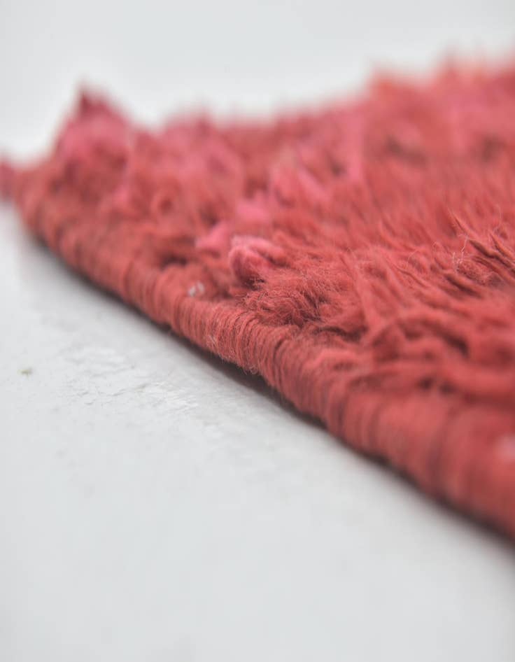 Detail image of  3' 7 x 5' 8  Hand Knotted Moroccan Wool Rug