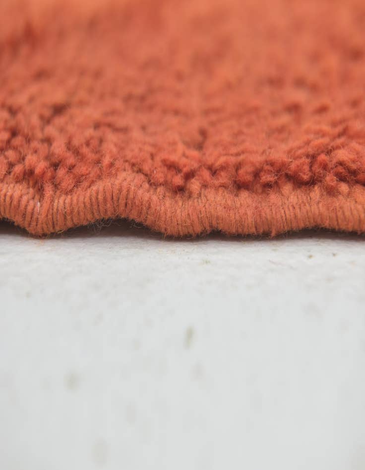 Detail image of  4' 3 x 6' 2  Hand Knotted Moroccan Wool Rug