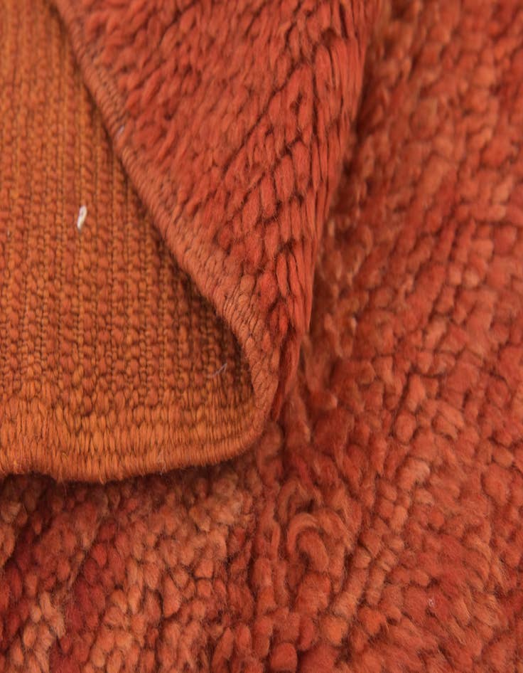 Detail image of  4' 3 x 6' 2  Hand Knotted Moroccan Wool Rug