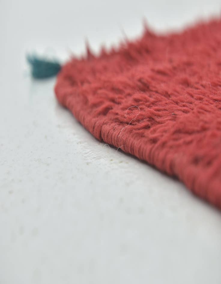 Detail image of  4' 9 x 5' 6  Hand Knotted Moroccan Wool Rug