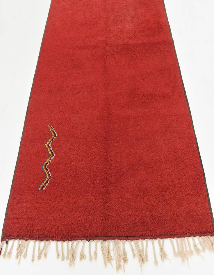 Detail image of  5' 8 x 8' 2  Hand Knotted Moroccan Wool Rug