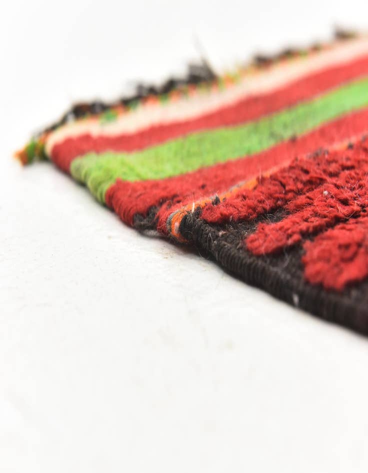 Detail image of  5' 9 x 9' 4  Hand Knotted Moroccan Wool Rug