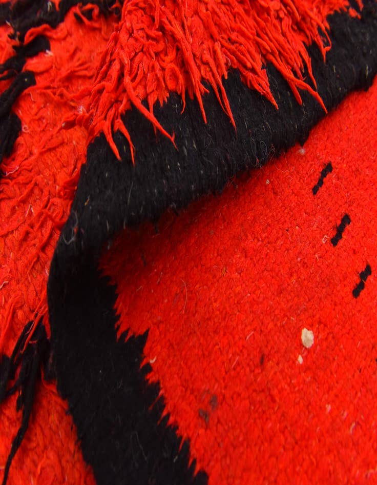 Detail image of  6' 5 x 10' 4  Hand Knotted Moroccan Wool Rug