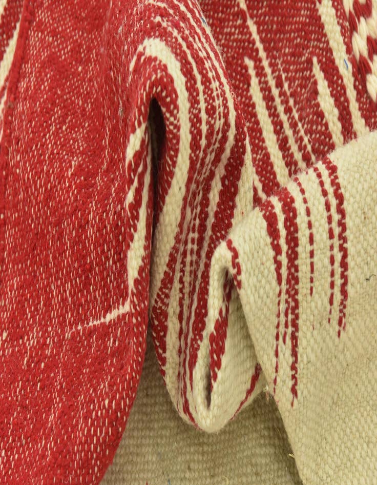 Detail image of  6' 6 x 10'  Hand Knotted Moroccan Wool Rug