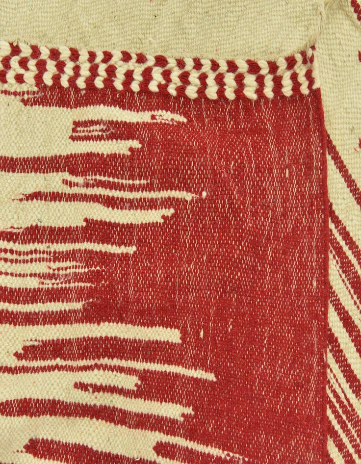 Detail image of  6' 6 x 10'  Hand Knotted Moroccan Wool Rug