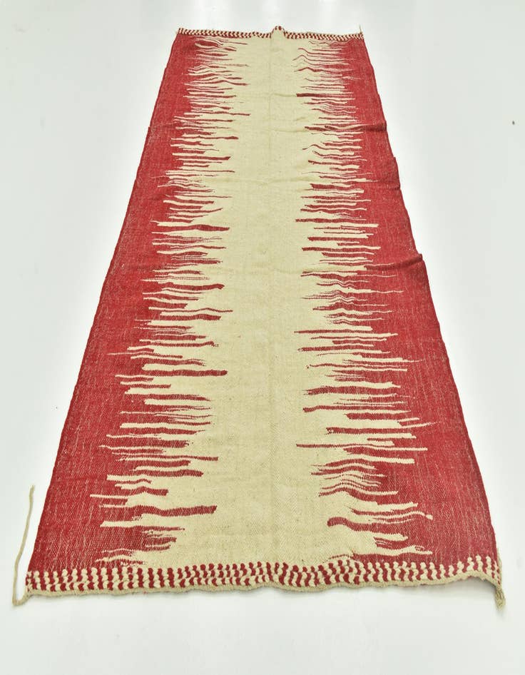 Detail image of  6' 6 x 10'  Hand Knotted Moroccan Wool Rug