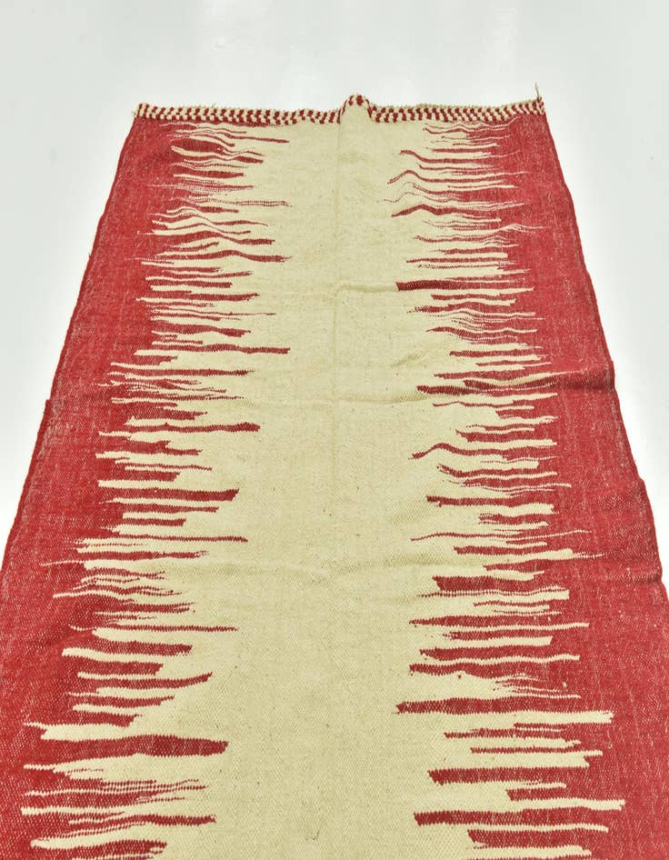 Detail image of  6' 6 x 10'  Hand Knotted Moroccan Wool Rug