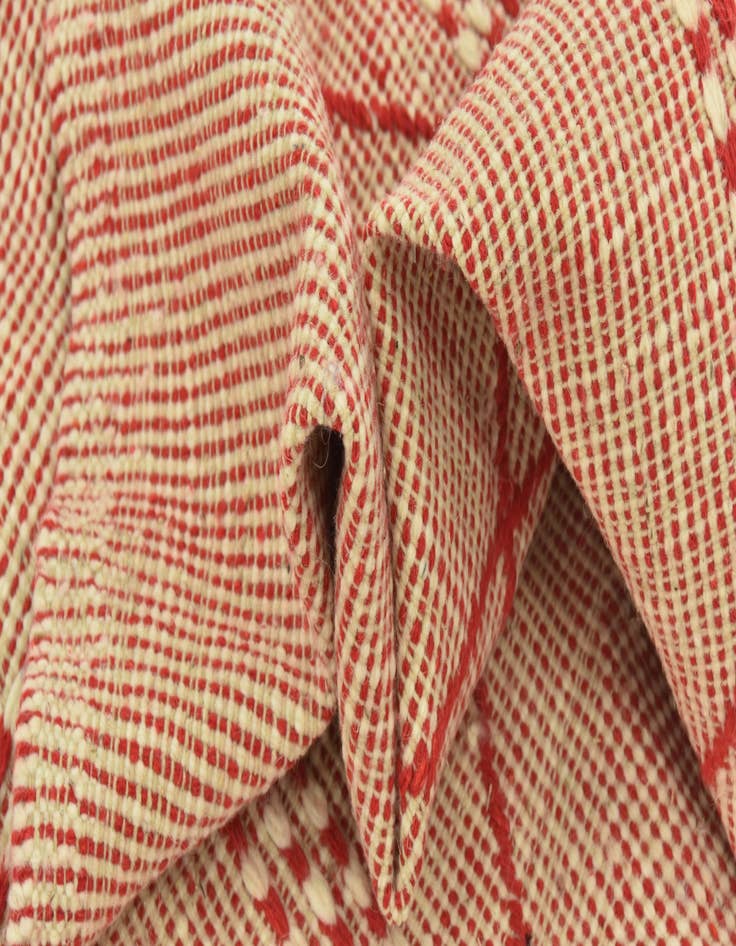 Detail image of  6' 5 x 9' 6  Hand Knotted Moroccan Wool Rug