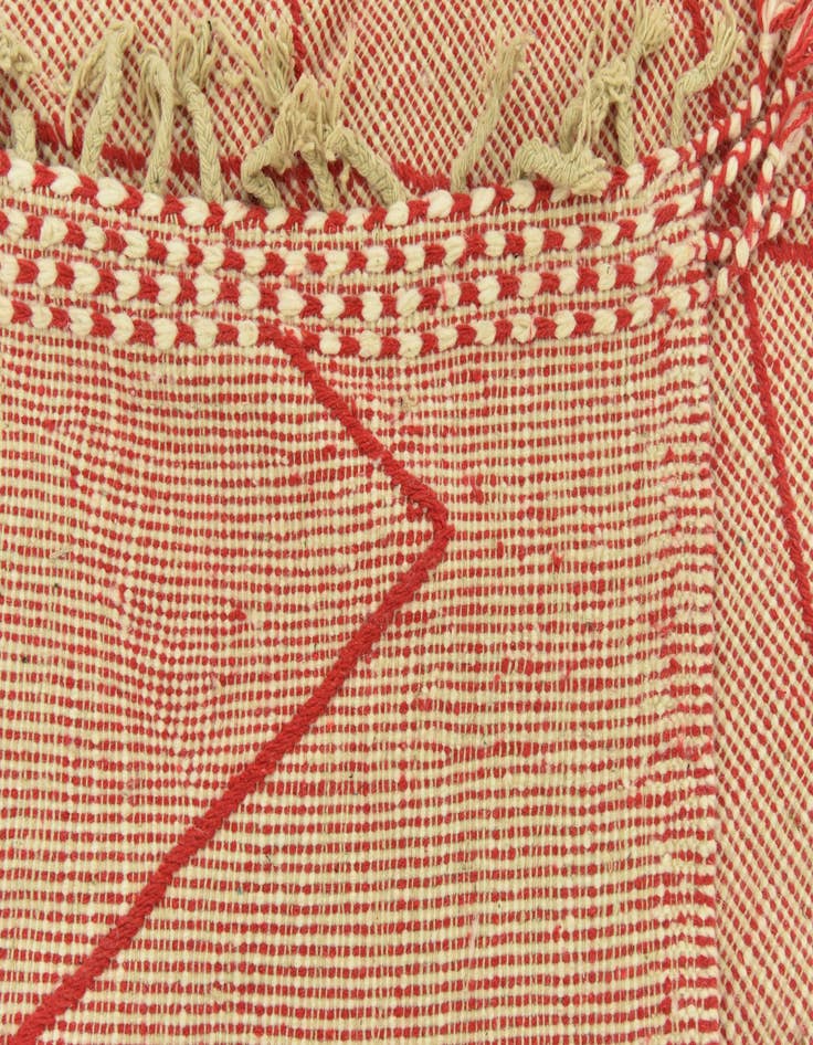 Detail image of  6' 5 x 9' 6  Hand Knotted Moroccan Wool Rug