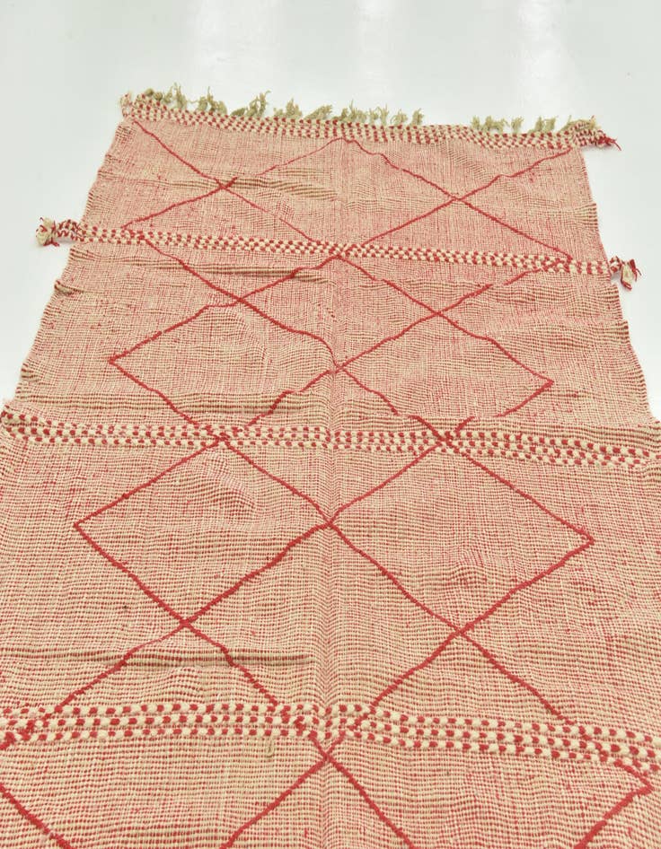 Detail image of  6' 5 x 9' 6  Hand Knotted Moroccan Wool Rug