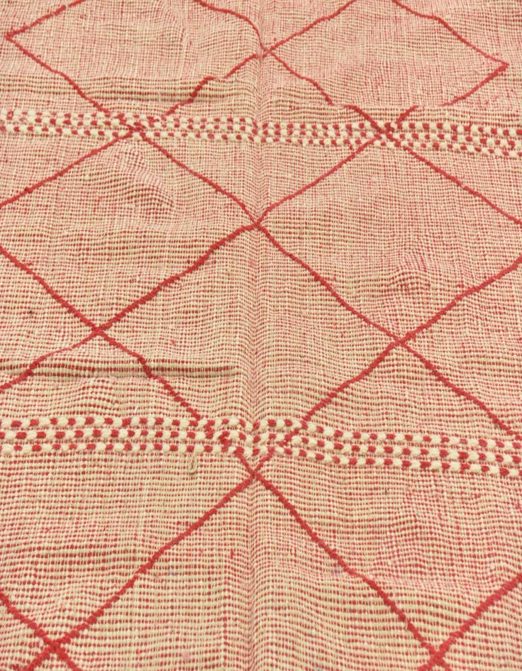 Detail image of  6' 5 x 9' 6  Hand Knotted Moroccan Wool Rug