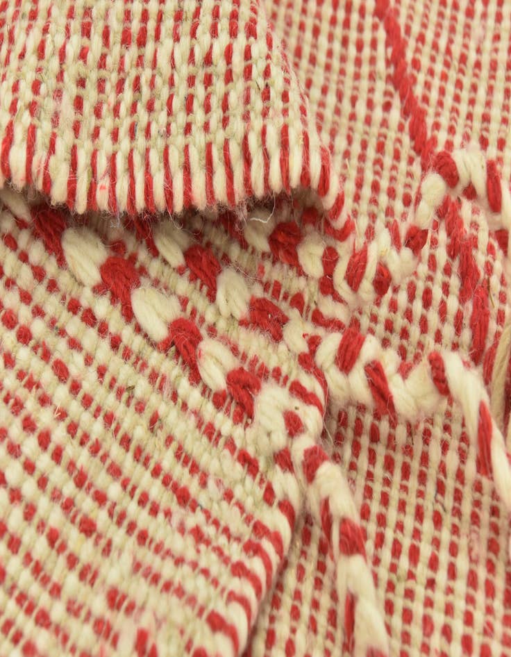 Detail image of  6' 5 x 9' 6  Hand Knotted Moroccan Wool Rug