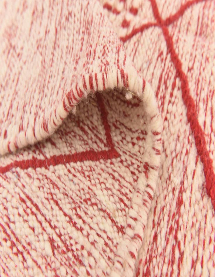 Detail image of  4' 11 x 8' 1  Hand Knotted Moroccan Wool Rug