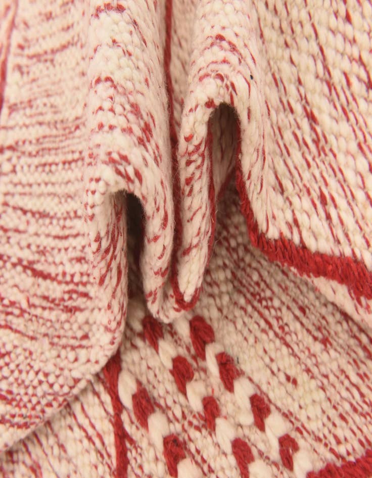 Detail image of  4' 11 x 8' 1  Hand Knotted Moroccan Wool Rug