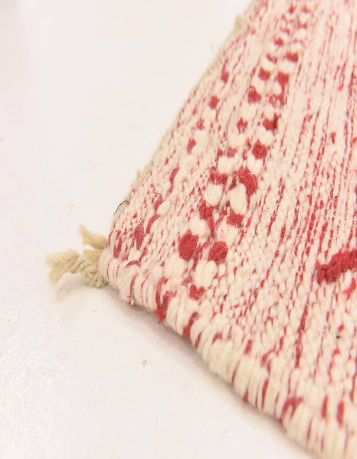 Detail image of  4' 11 x 8' 1  Hand Knotted Moroccan Wool Rug