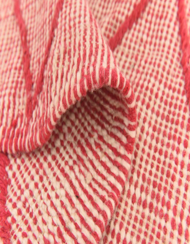 Detail image of  4' 9 x 8' 5  Hand Knotted Moroccan Wool Rug