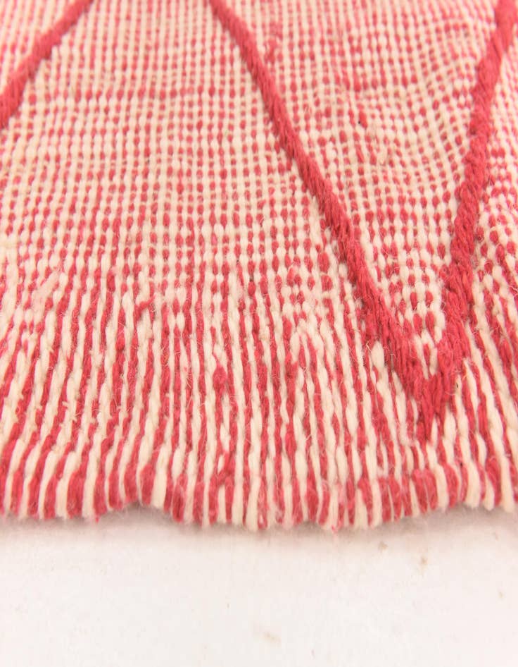 Detail image of  4' 9 x 8' 5  Hand Knotted Moroccan Wool Rug