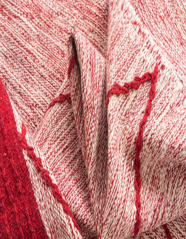 Detail image of  6' 6 x 11'  Hand Knotted Moroccan Wool Rug