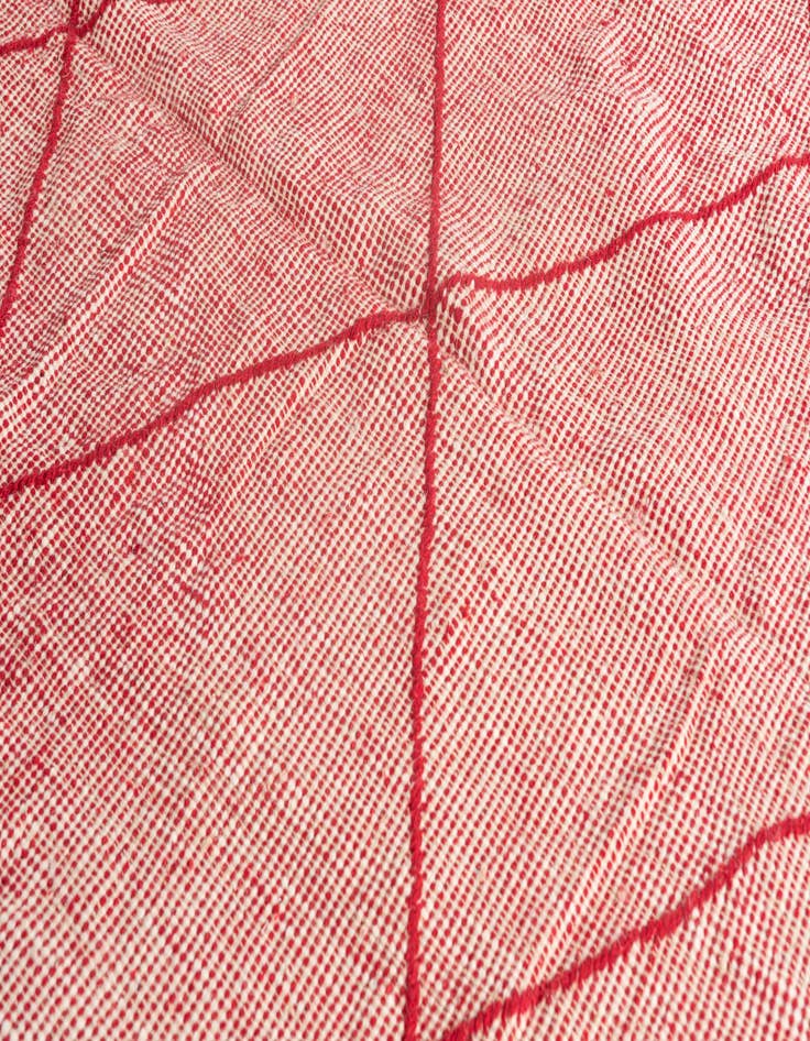 Detail image of  6' 4 x 9' 6  Hand Knotted Moroccan Wool Rug