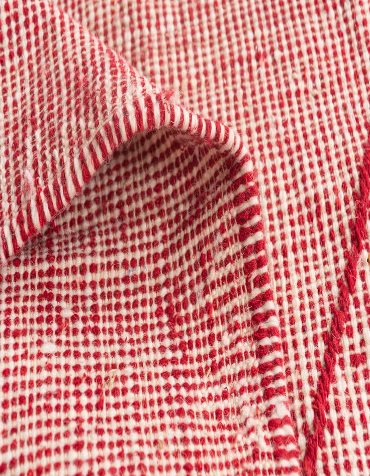 Detail image of  6' 4 x 9' 6  Hand Knotted Moroccan Wool Rug