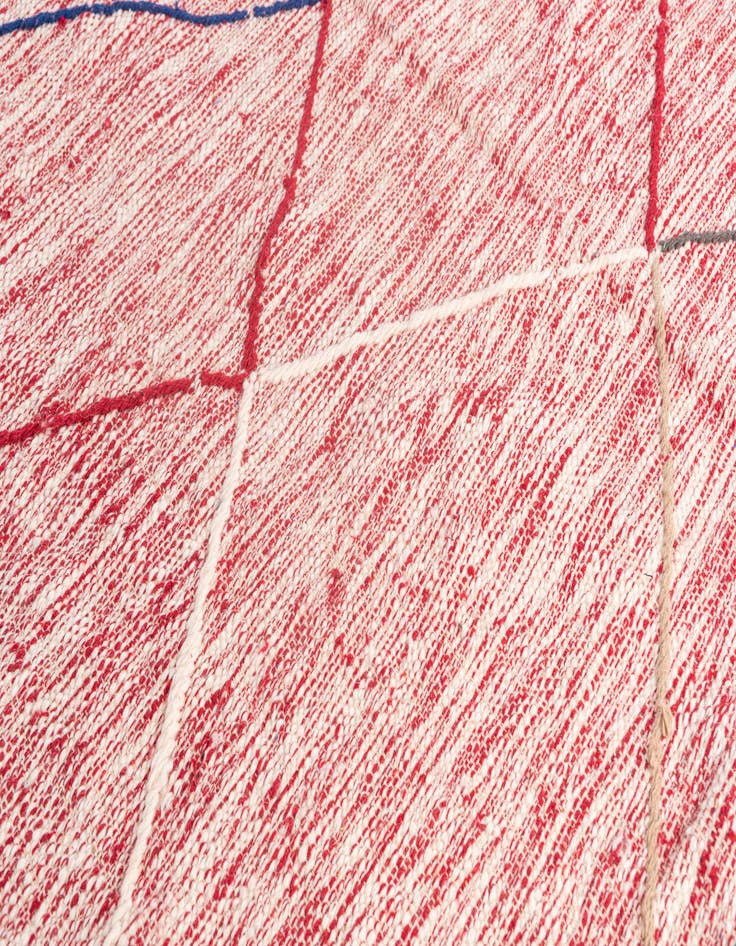 Detail image of  6' 4 x 10' 2  Hand Knotted Moroccan Wool Rug