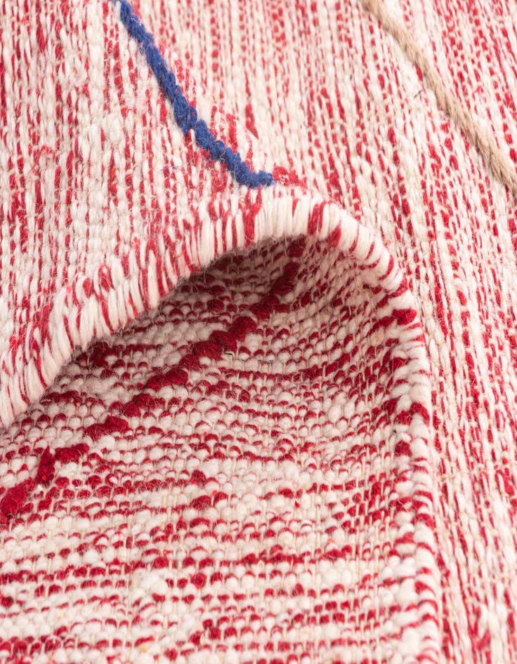 Detail image of  6' 4 x 10' 2  Hand Knotted Moroccan Wool Rug