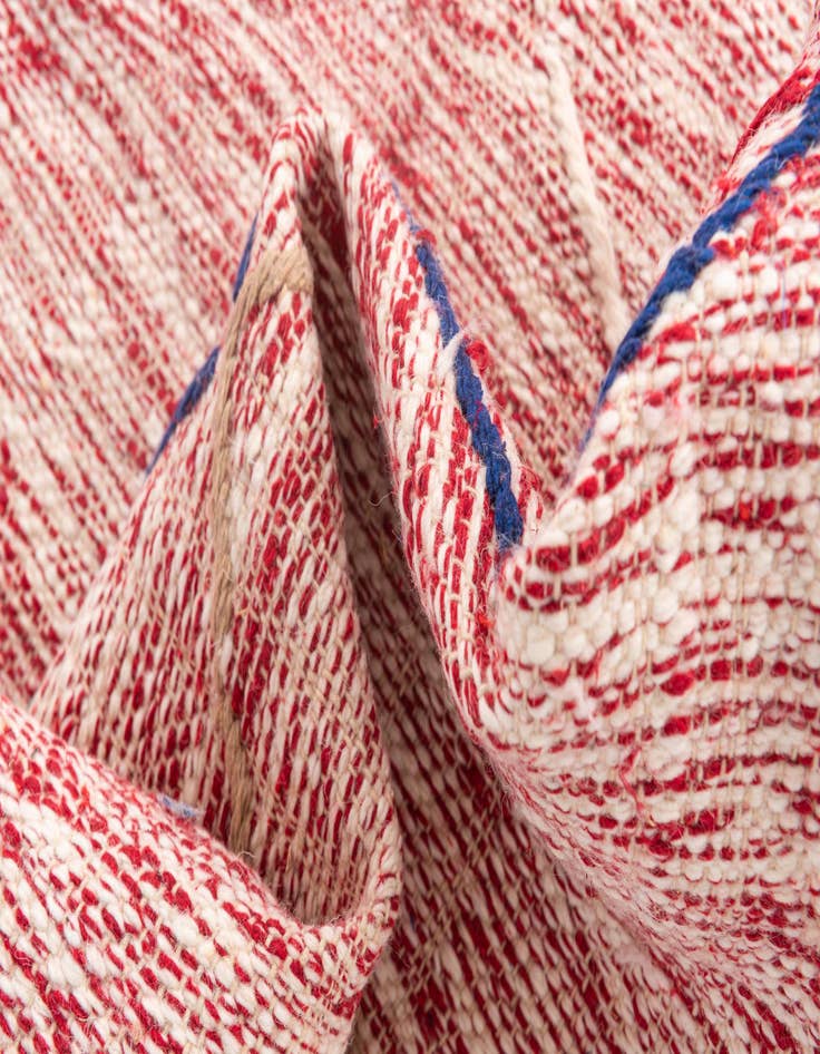 Detail image of  6' 4 x 10' 2  Hand Knotted Moroccan Wool Rug