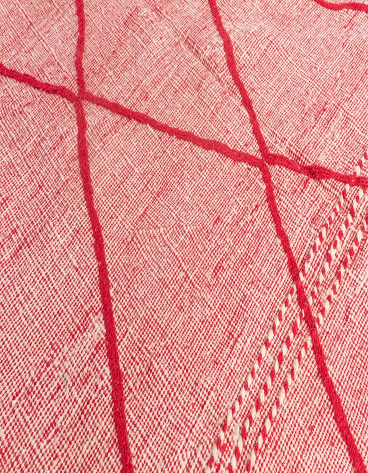 Detail image of  6' 6 x 10' 6  Hand Knotted Moroccan Wool Rug