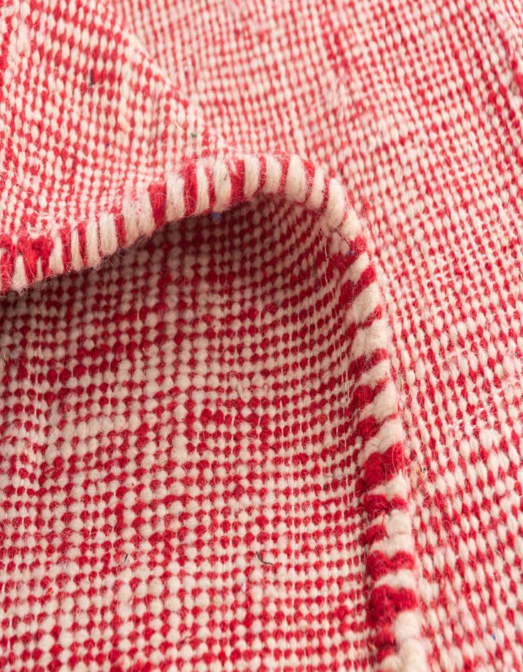 Detail image of  6' 6 x 10' 6  Hand Knotted Moroccan Wool Rug