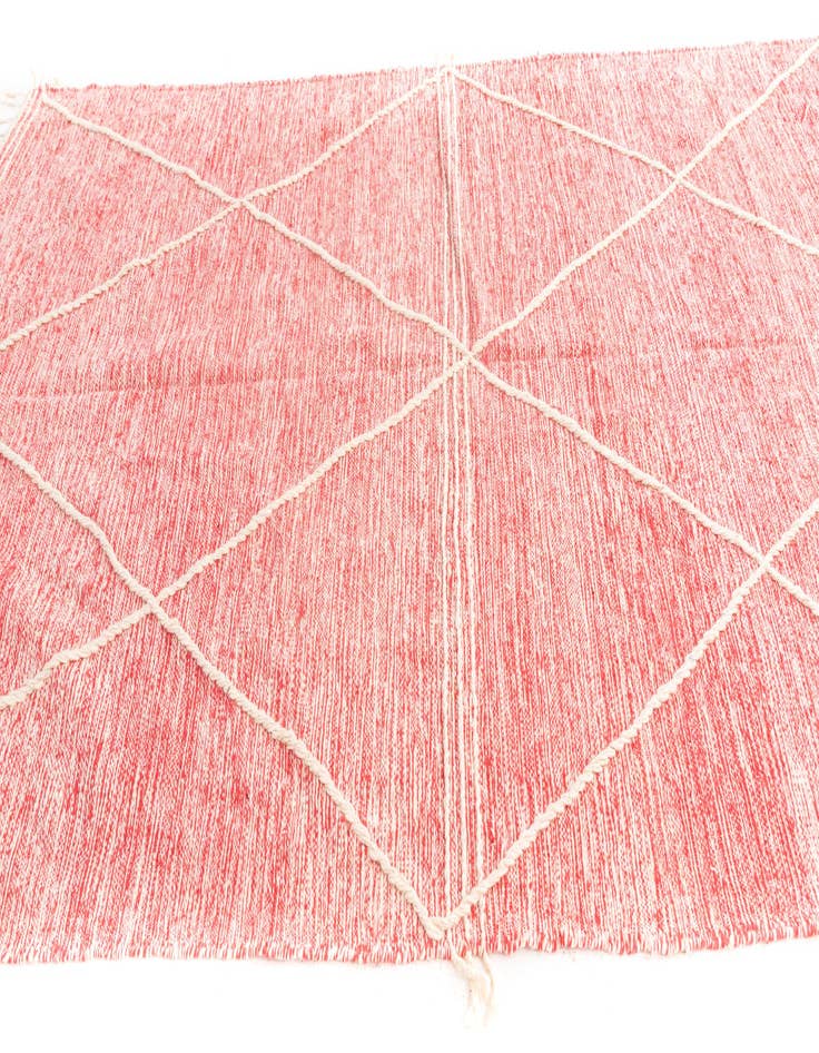 Detail image of  6' 6 x 10' 3  Hand Knotted Moroccan Wool Rug