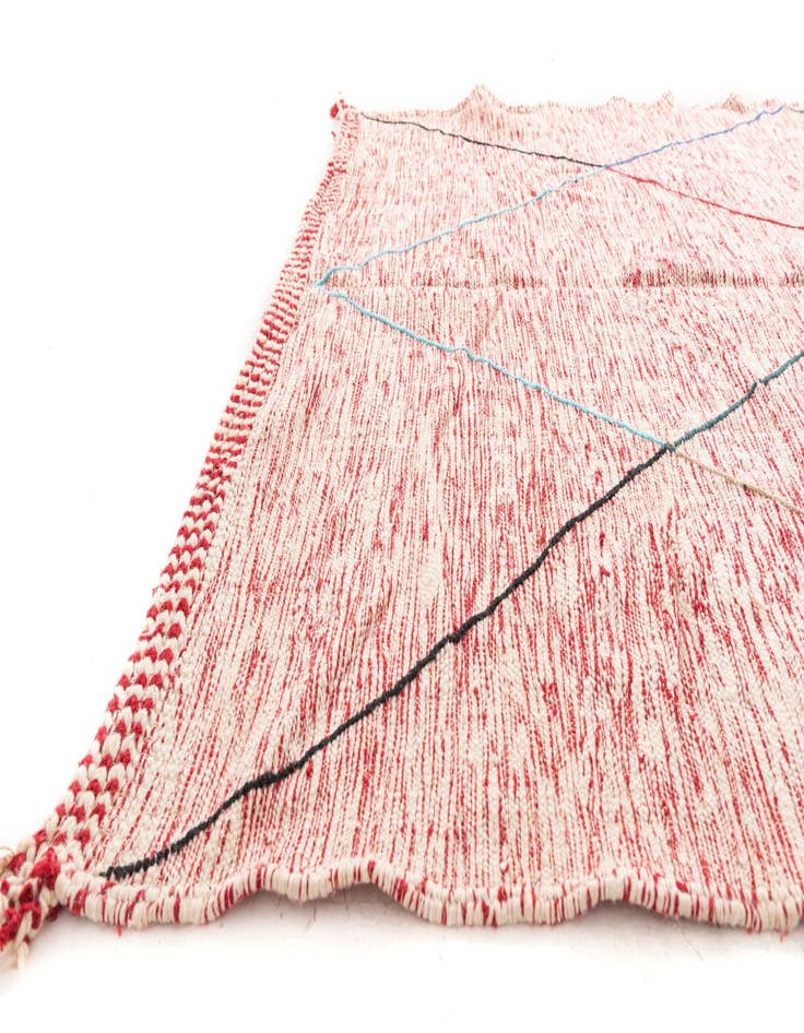 Detail image of  7' 10 x 11' 2  Hand Knotted Moroccan Wool Rug