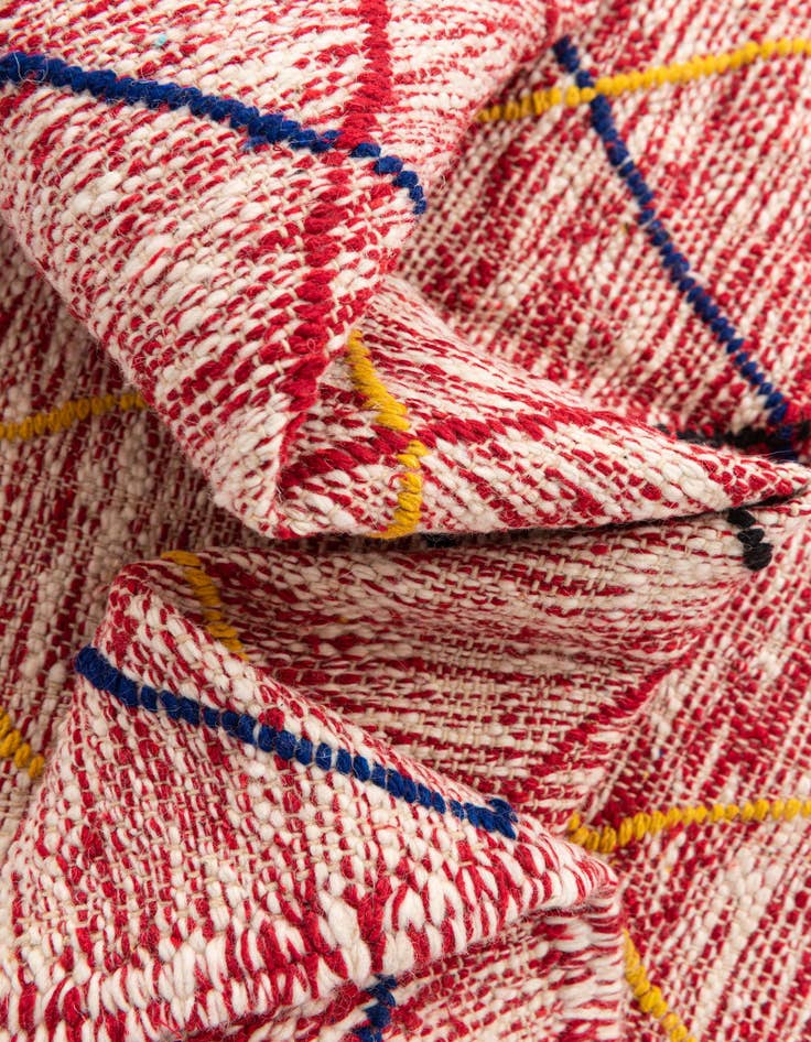 Detail image of  6' 5 x 9' 4  Hand Knotted Moroccan Wool Rug