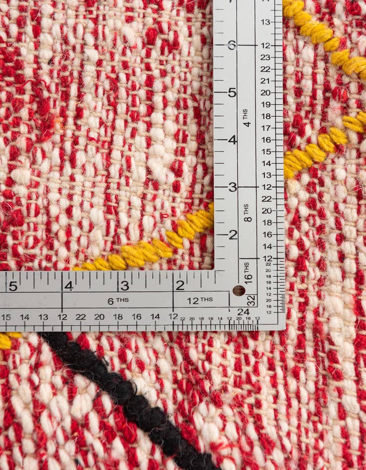 Detail image of  6' 5 x 9' 4  Hand Knotted Moroccan Wool Rug