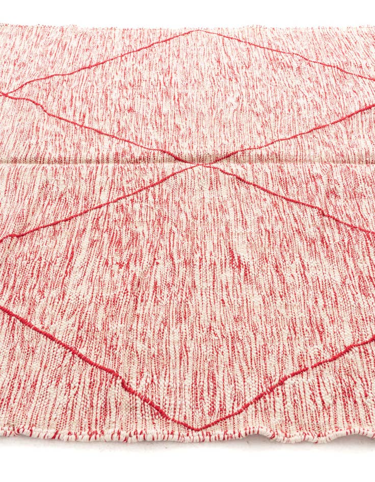 Detail image of  6' 7 x 9' 7  Hand Knotted Moroccan Wool Rug