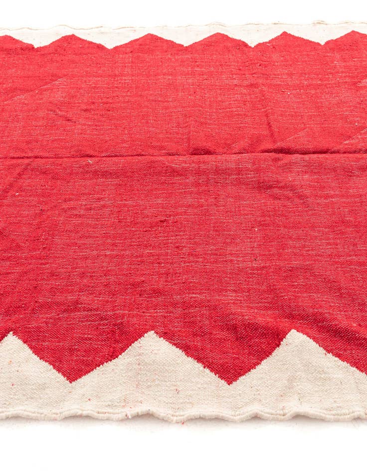 Detail image of  6' 9 x 10'  Hand Knotted Moroccan Wool Rug