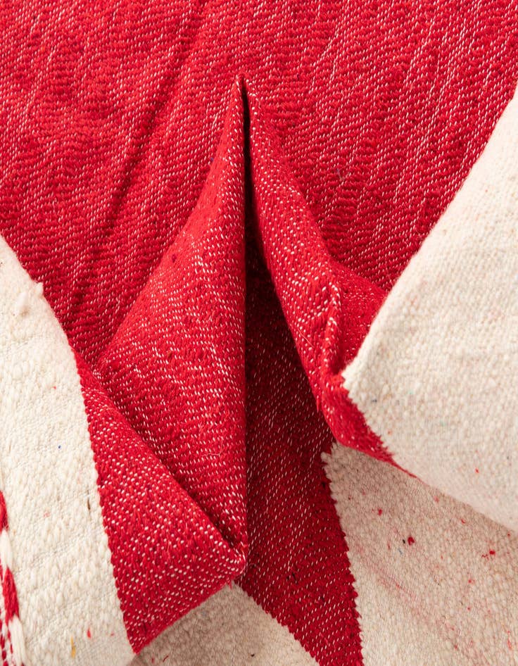 Detail image of  6' 9 x 10'  Hand Knotted Moroccan Wool Rug