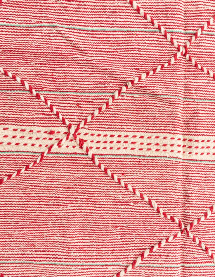 Detail image of  5' 2 x 8' 8  Hand Knotted Moroccan Wool Rug