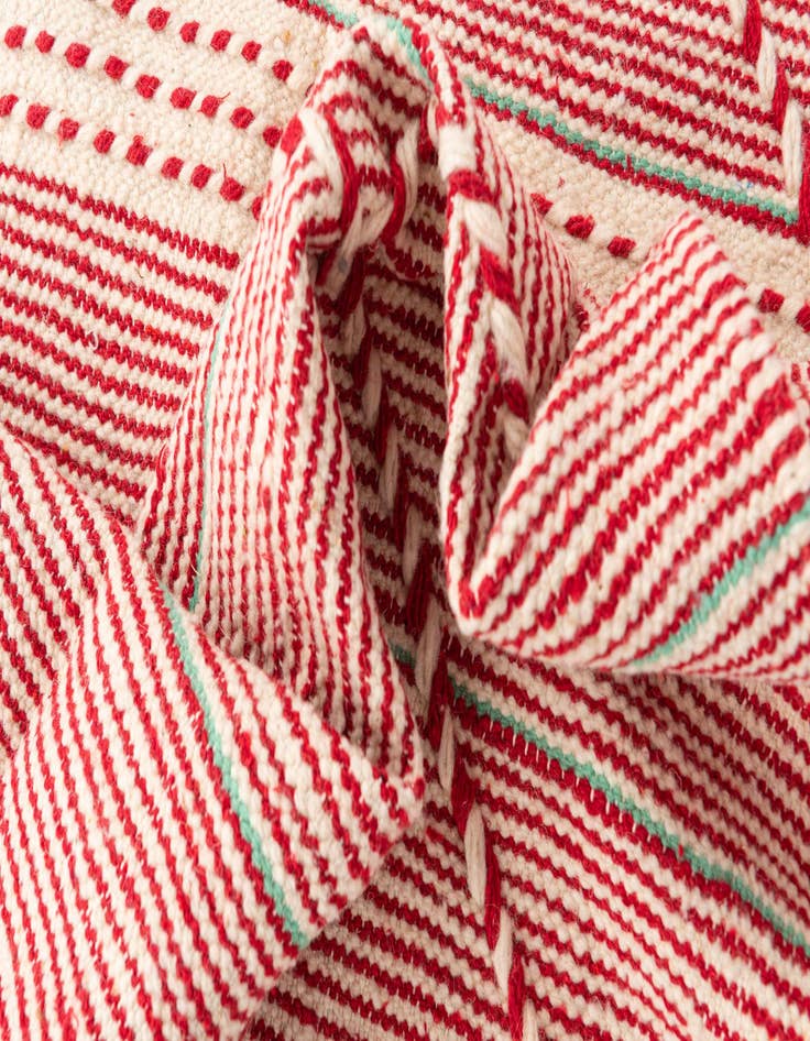 Detail image of  5' 2 x 8' 8  Hand Knotted Moroccan Wool Rug