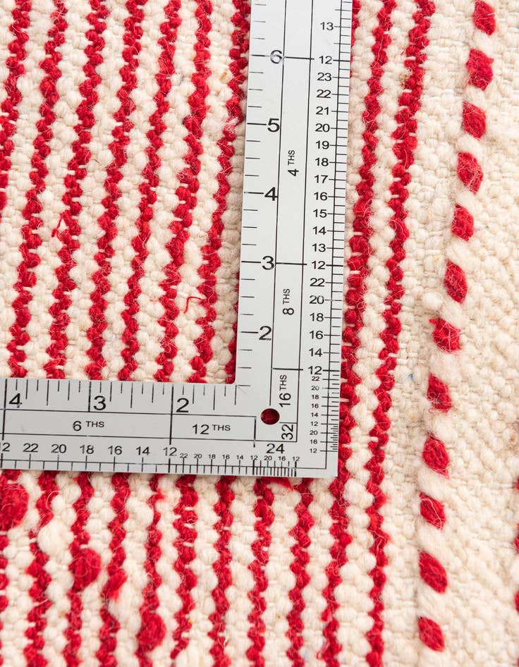 Detail image of  5' 2 x 8' 8  Hand Knotted Moroccan Wool Rug