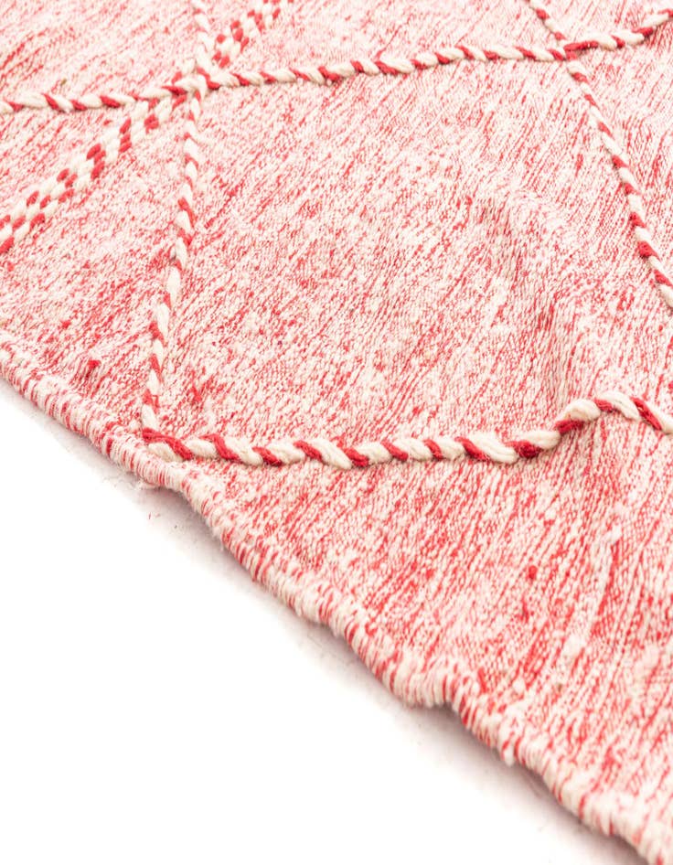 Detail image of  5' 2 x 8' 8  Hand Knotted Moroccan Wool Rug