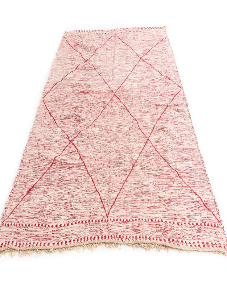 Detail image of  6' 9 x 9' 8  Hand Knotted Moroccan Wool Rug