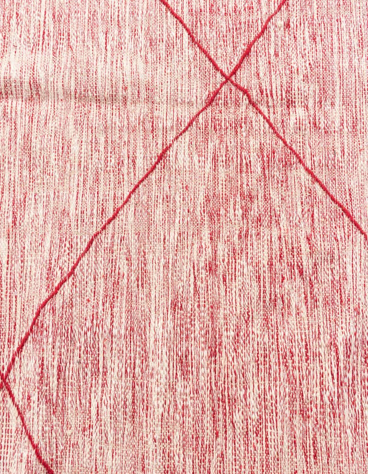 Detail image of  6' 9 x 9' 8  Hand Knotted Moroccan Wool Rug