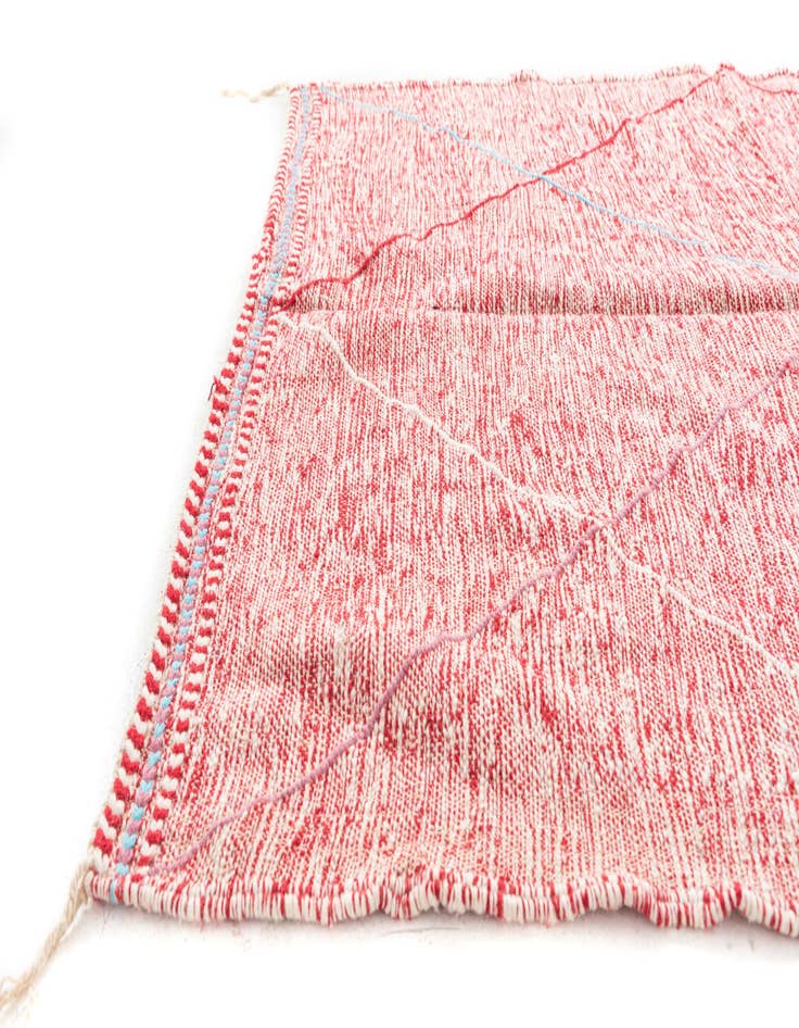 Detail image of  5' 5 x 8' 7  Hand Knotted Moroccan Wool Rug