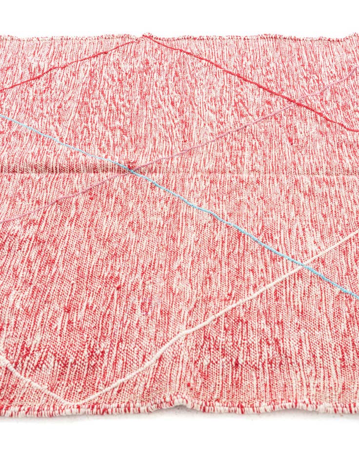 Detail image of  5' 5 x 8' 7  Hand Knotted Moroccan Wool Rug