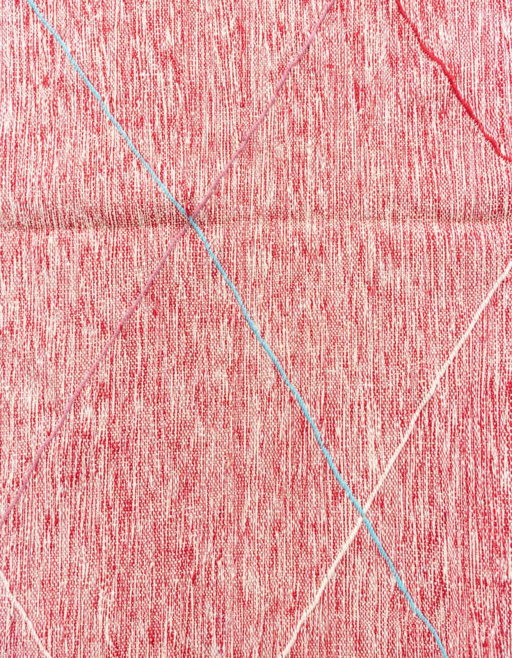 Detail image of  5' 5 x 8' 7  Hand Knotted Moroccan Wool Rug