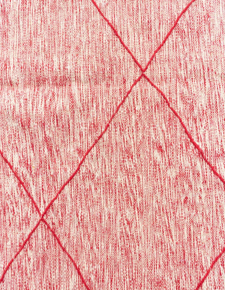 Detail image of  5' 5 x 8' 2  Hand Knotted Moroccan Wool Rug