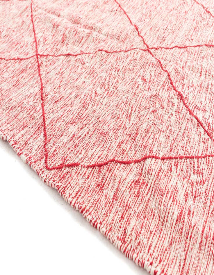 Detail image of  5' 5 x 8' 2  Hand Knotted Moroccan Wool Rug