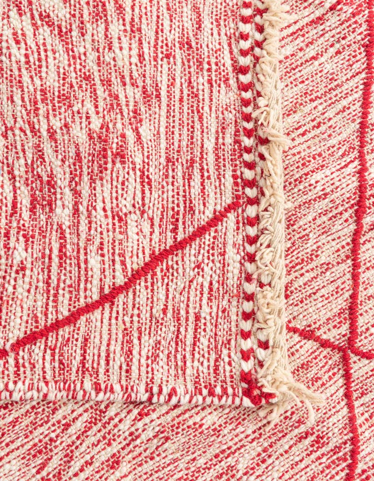 Detail image of  5' 5 x 8' 2  Hand Knotted Moroccan Wool Rug